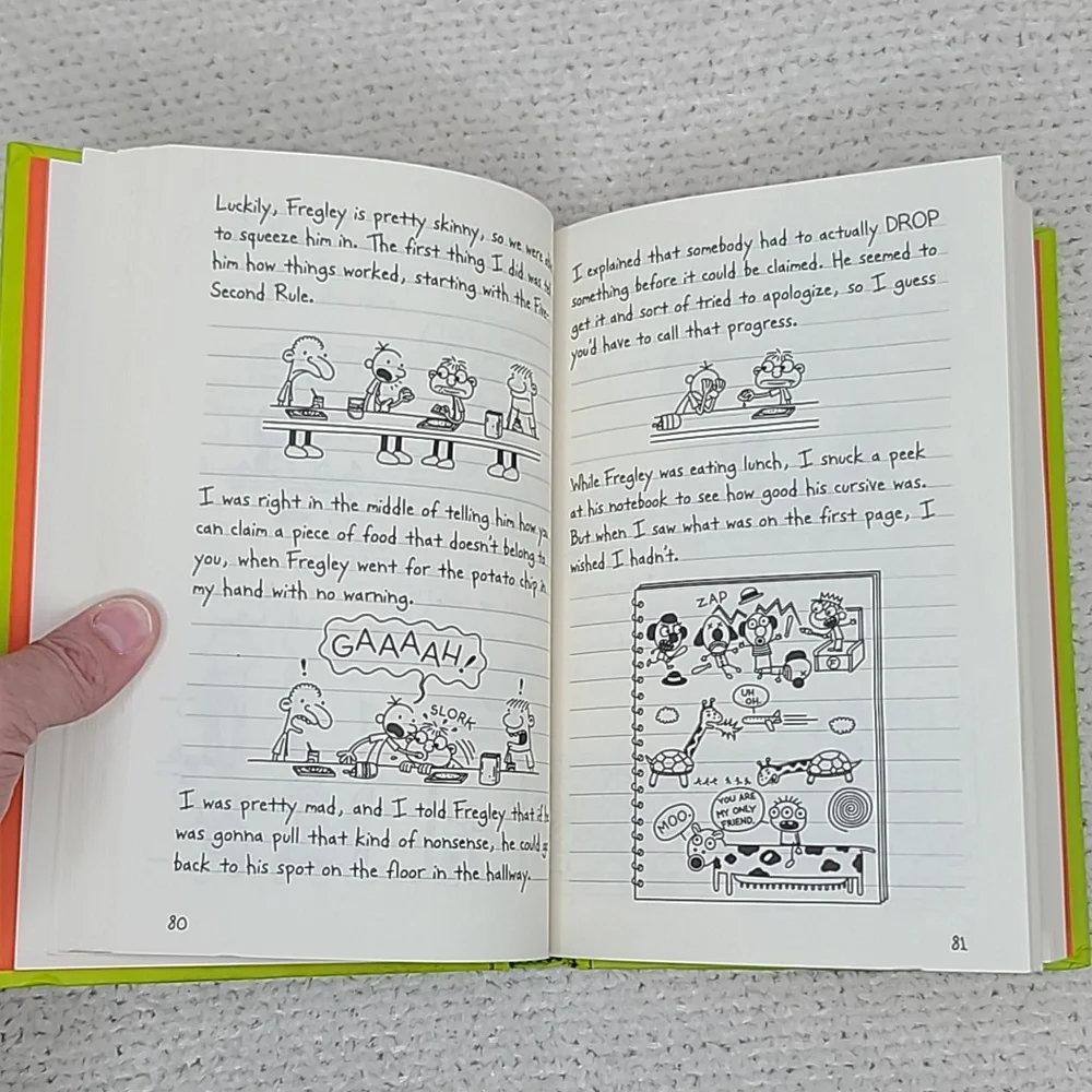 Kids/Children's Illustrated Fun Diary of a Wimpy Kid Two Book Set Book 7/Book 8